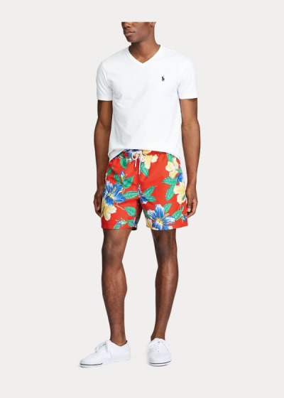 Polo Ralph Lauren Traveler Floral Badeshorts Herre Danmark (NAMIH3246)